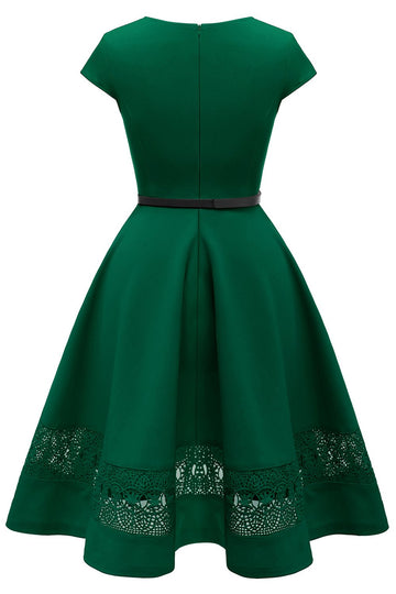 Vintage 1950s Vestido com Renda